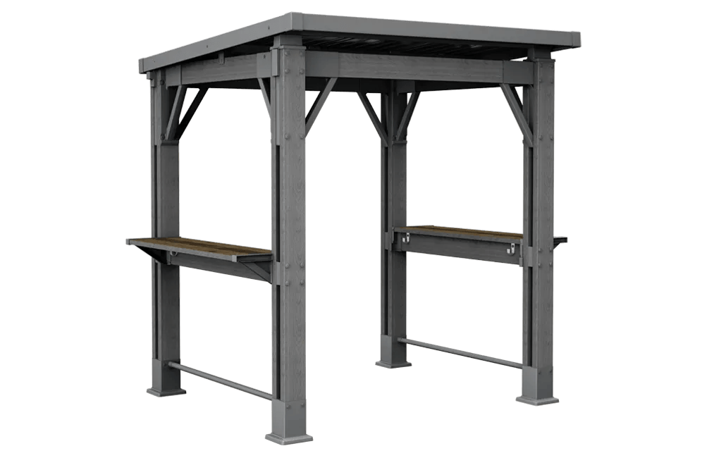 Signature Gril Gazebo - 248x200x238 cm - Walnuss