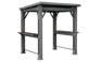 Barbecue Gazebo Signature - 248x200x238 cm - Marron Aspect Noyer
