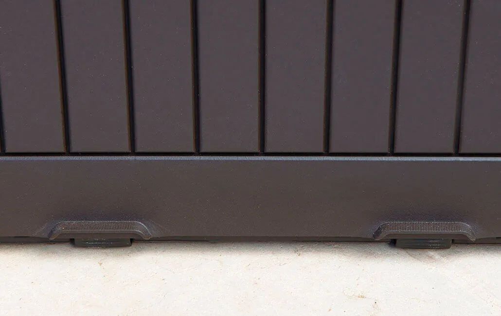Arcón de exterior Comfy 117x45x57 cm y 270L - Marrón