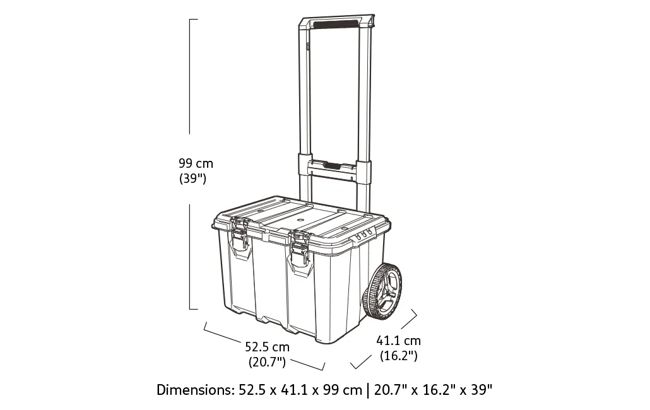 עגלת כלים WORX - שחור