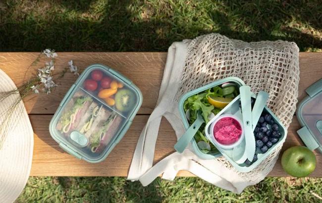 קופסת סמרט אקו מרובעת SMART ECO 1.1L - ירוק thumbnail