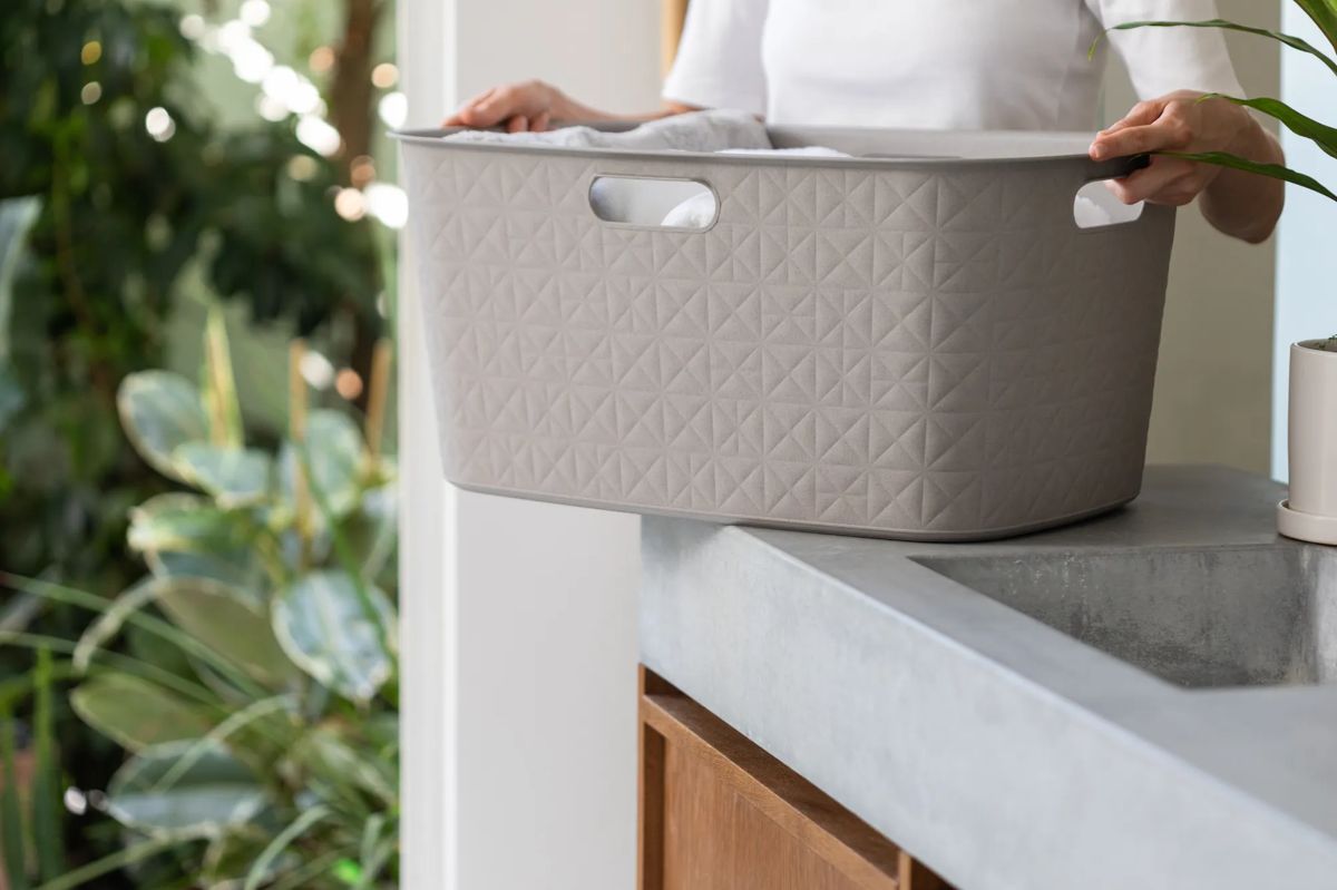 Softex Wasmand 45L - Taupe
