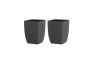 Cotswold Tall Square Planter 33cm Set of 2 - Millstone Grey
