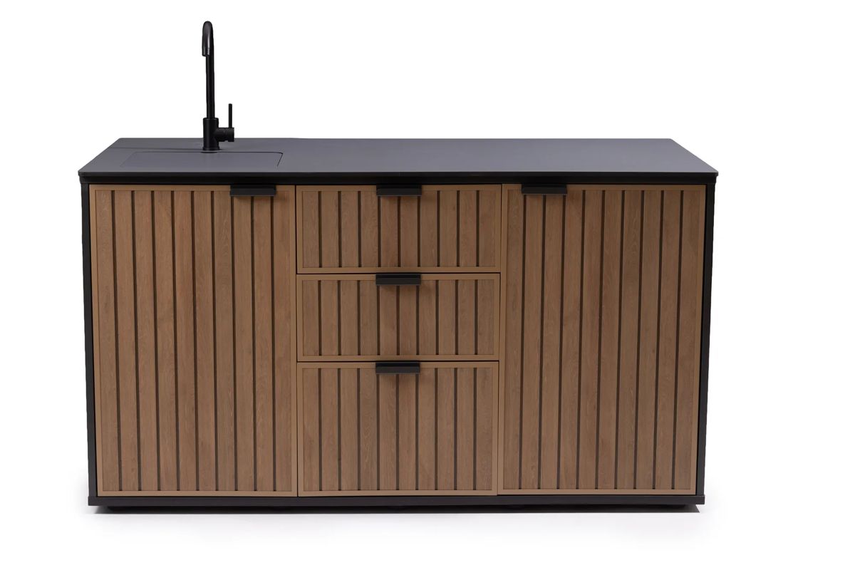Compacte Buitenkeuken - 72,1x167,9x94 cm  - Venetian Bruin