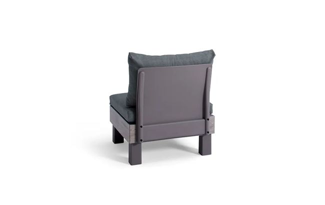 Sillón individual de exterior de 1 plaza Elements - Marrón