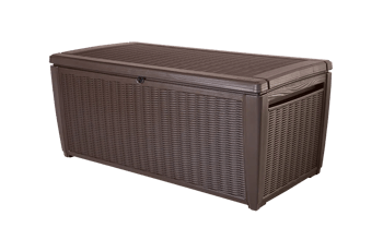 Sumatra 135 Gallon Deck Box - Brown - Large Deck Boxes