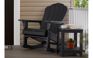 Graphite Outdoor Adirondack Rocking Chair - Keter US