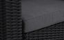 Canapé 3 places California - 198x68x71,5cm - Anthracite