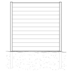 Fence Kit with 240cm Post