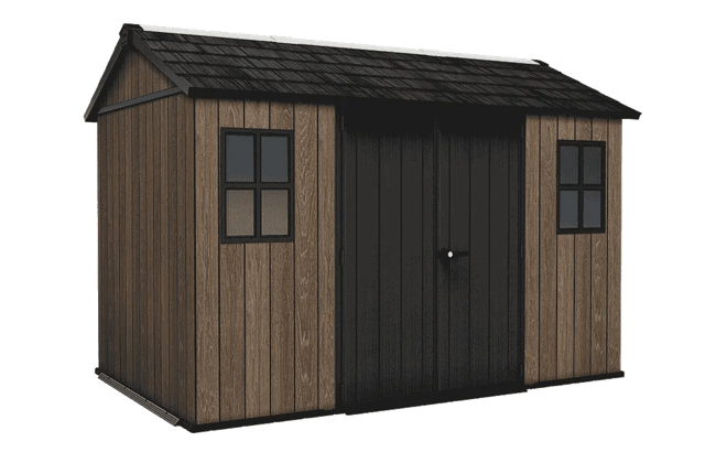 Apex 7.5x11 Storage Shed - חום אגוז