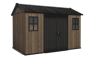 Apex 7.5x11 Storage Shed - חום אגוז