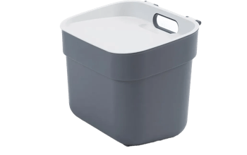 פח מיחזור 5 ליטר READY to Collect - אפור כהה - פחי מיחזור לבית