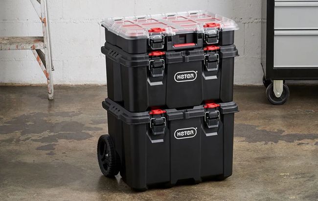 Stack & Roll System Tool Box Storage - Keter US