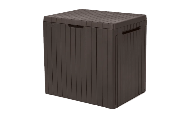 City Box Brown 30 Gallon Storage Deck Box - Keter US