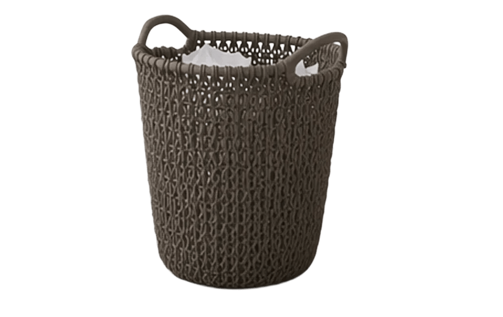סל ניירות 7 ליטר סרוג (דגם KNIT 7L) -  - חום