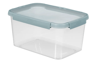 קופסת מזון סמרט פרש אקו 5 ליטר - אפור - קופסאות לאחסון מזון