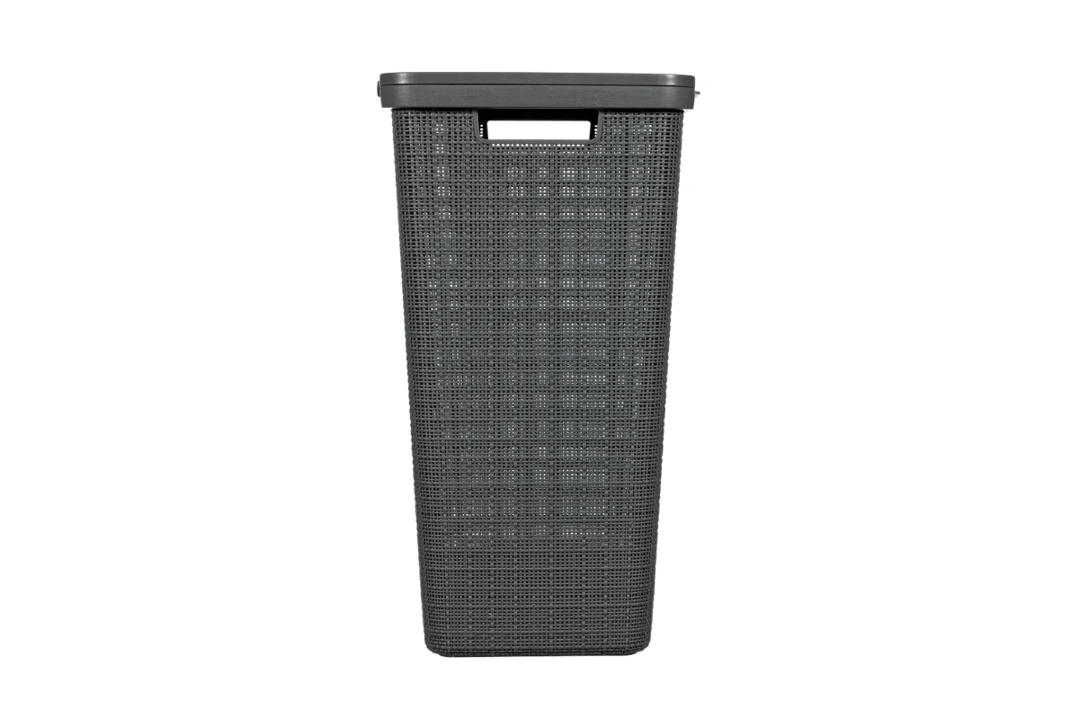 Jute Wasmand 58L - Antraciet