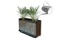 Self Watering Rosewood Brown Tall Rectangular Planter - Keter US