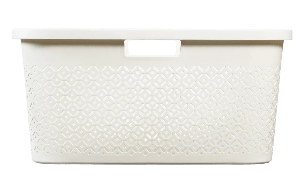 סל כביסה טרצו 47 ליטר - לבן