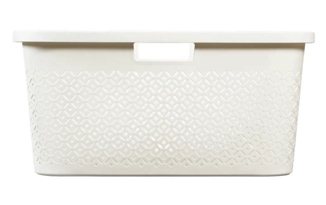 סל כביסה טרצו 47 ליטר - לבן