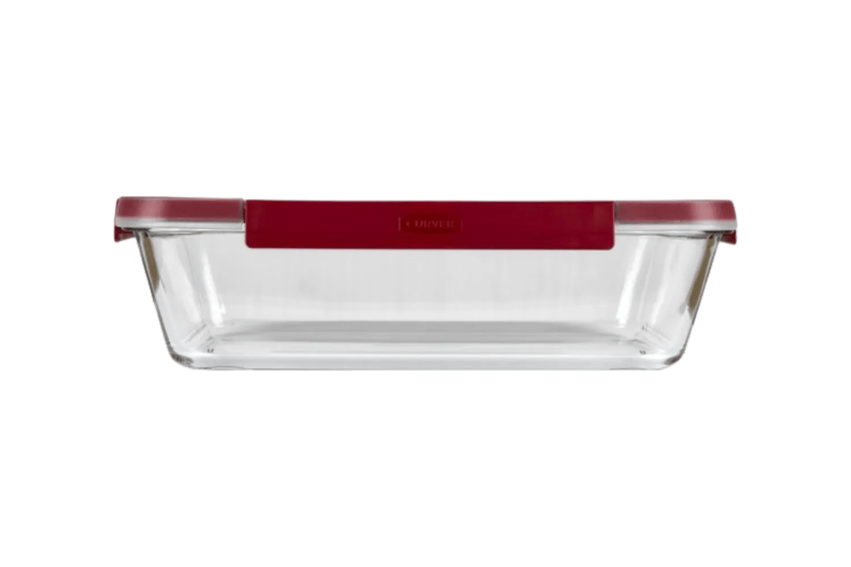Smart Cook Ovenschaal 3,7L - Transparant/Rood