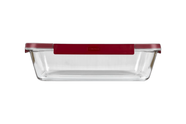 Smart Cook Ovenschaal 3,7L - Transparant/Rood