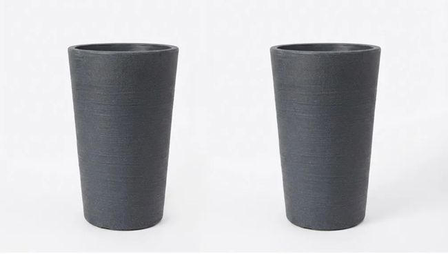 Varese Medium Planter 35cm Set of 2 - Millstone Grey