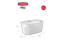 Filo Wasmand 45L - Wit