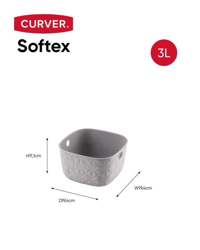 סלסלה סופטקס 3 ליטר - 