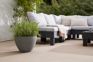 Honey Pot Low Planter 49cm Set of 2 - Marble Green