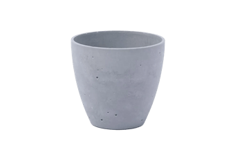 עציץ בטון קוני עגול 14 ס