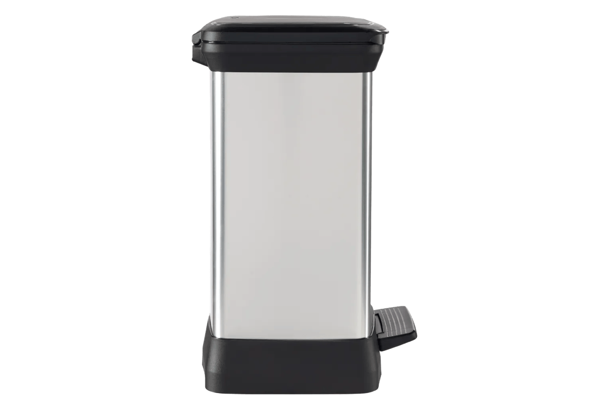 Decobin Prullenbak 30L - Zilver