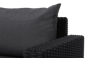 Canapé 3 places California - 198x68x71,5cm - Anthracite