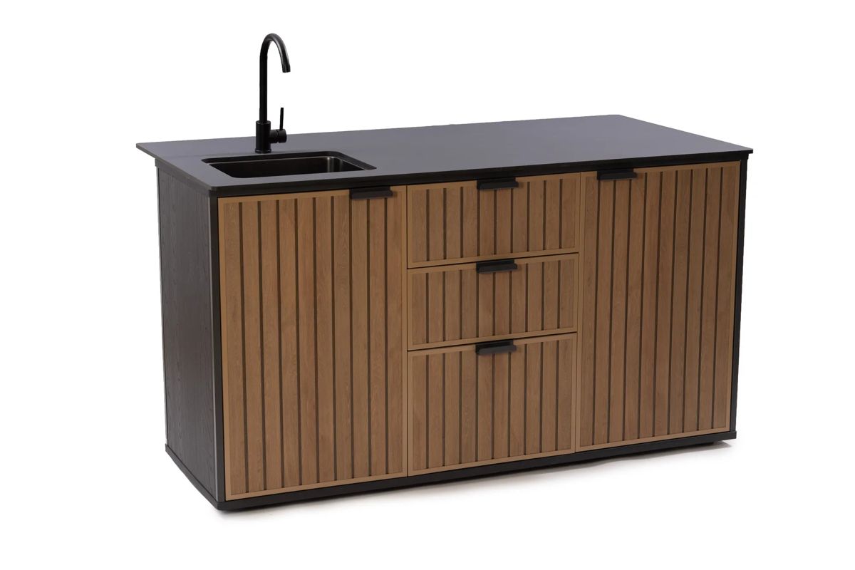 Compacte Buitenkeuken - 72,1x167,9x94 cm  - Venetian Bruin