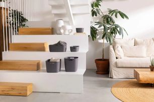 Softex Opbergmand Cube 15L - Antraciet - Opbergen