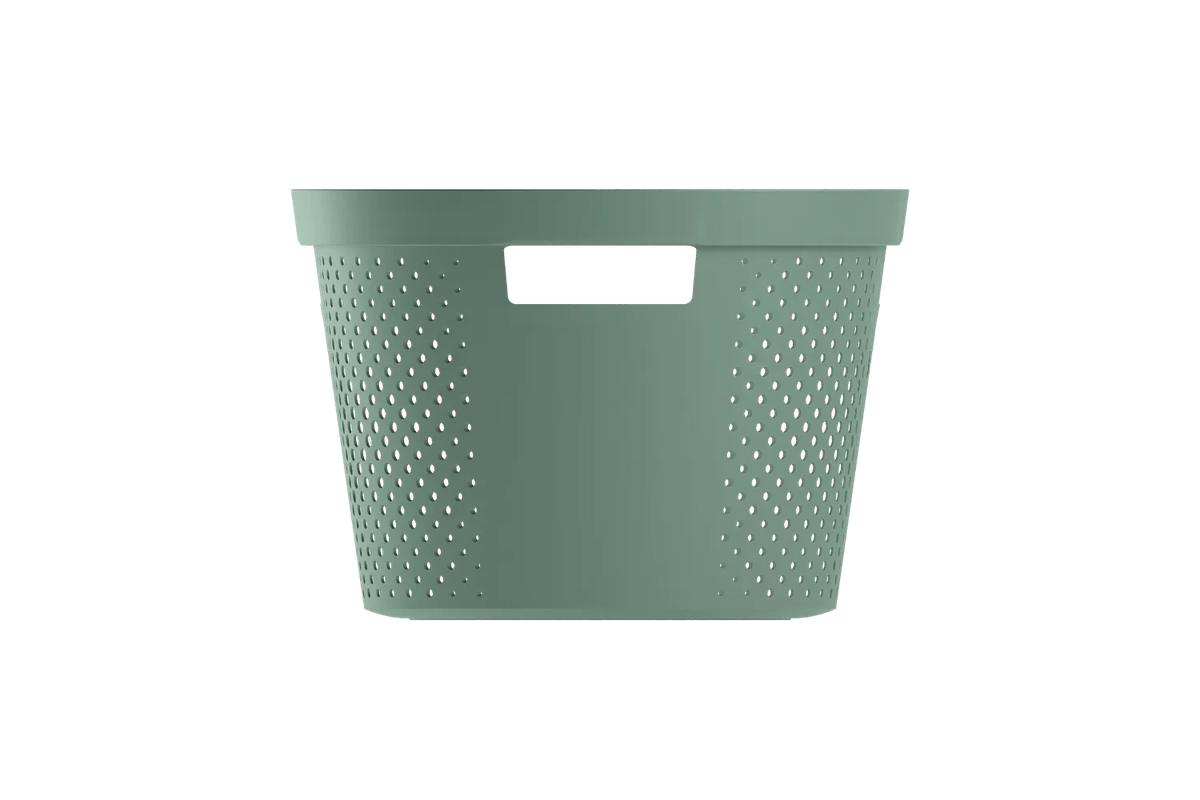 Infinity Dots Wasmand 40L - Groen