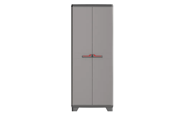 Armario alto de resina Stilo - 173x39x68 cm. - Negro