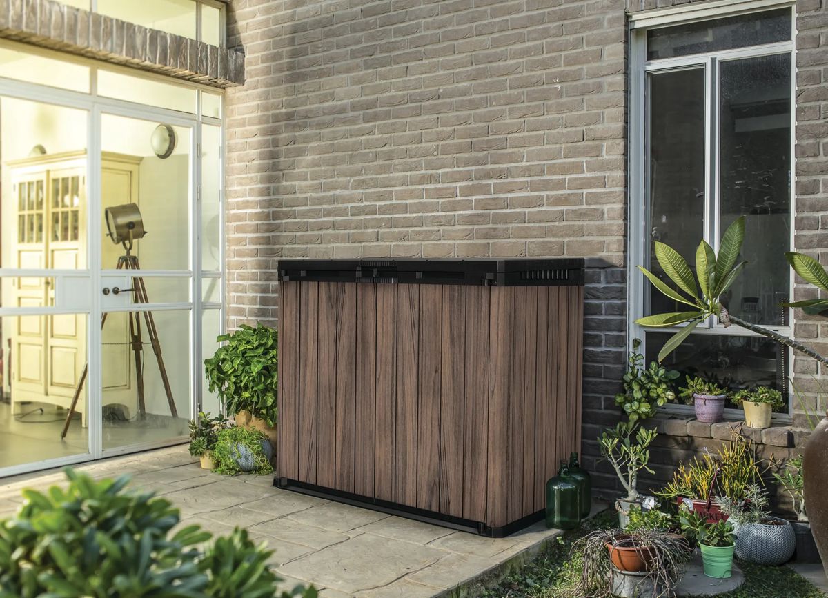 Signature 1150L Horizontal Storage Shed - Rosewood
