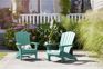 Troy Adirondack Chair - Aqua Teal