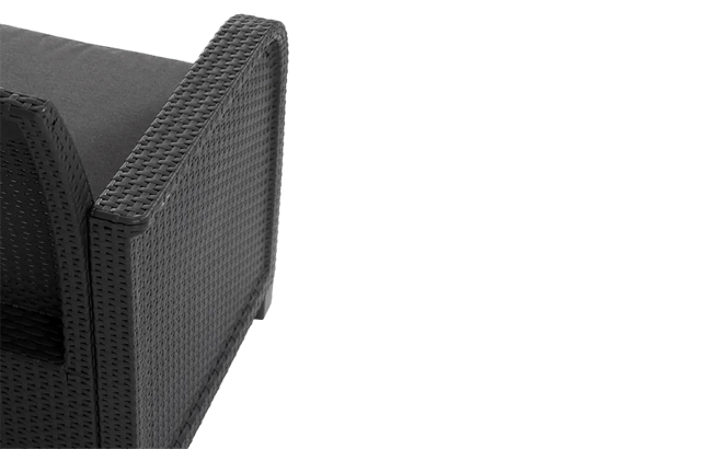 מערכת ישיבה רוסלי - אפור כהה