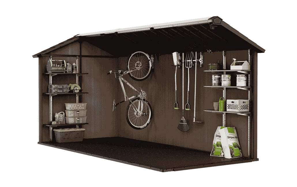Caseta de exterior Newton Plus 7515 - 230x476x246 cm y 10 m2