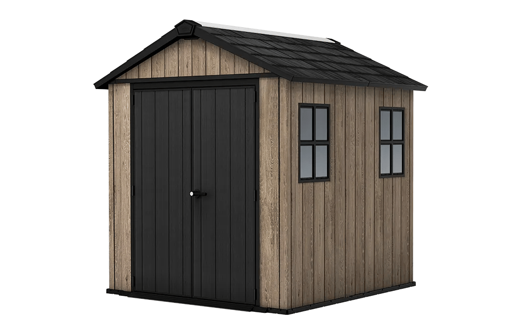 Signature Apex Shed 7.5x7ft - Ashwood Brown