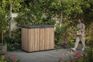 Store-It-Out Signature Storage Shed - Oak Brown