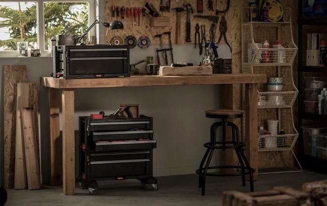 Servante d'atelier 7 tiroirs - Noir