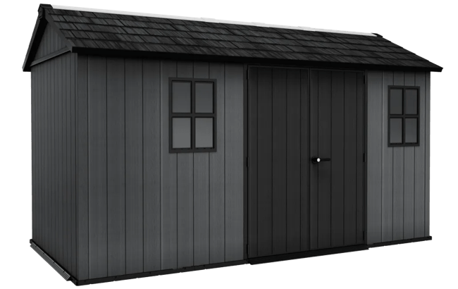 מחסן גינה ניוטון פלוס - 13x7.5 רחב - אפור