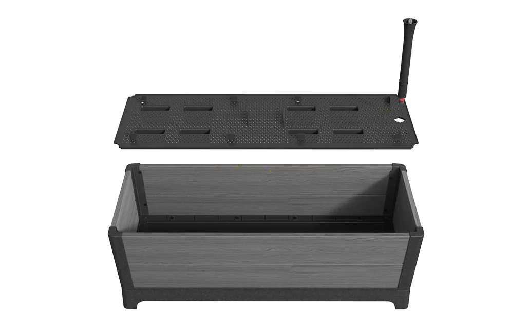 Graphite Darwin 29 Gallon Elevated Garden Bed - Keter US