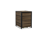 Hide Away 96 Gallon Single Trash Can Shed - Brown - Keter US