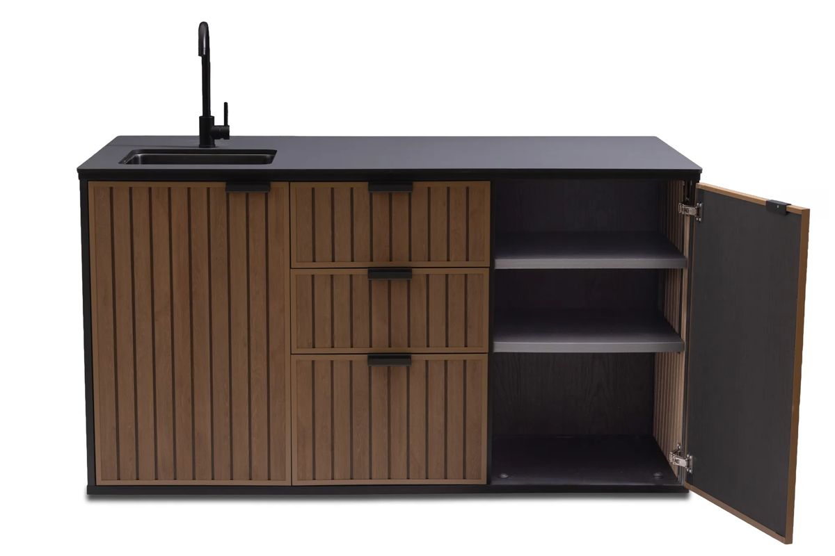 Compacte Buitenkeuken - 72,1x167,9x94 cm  - Venetian Bruin